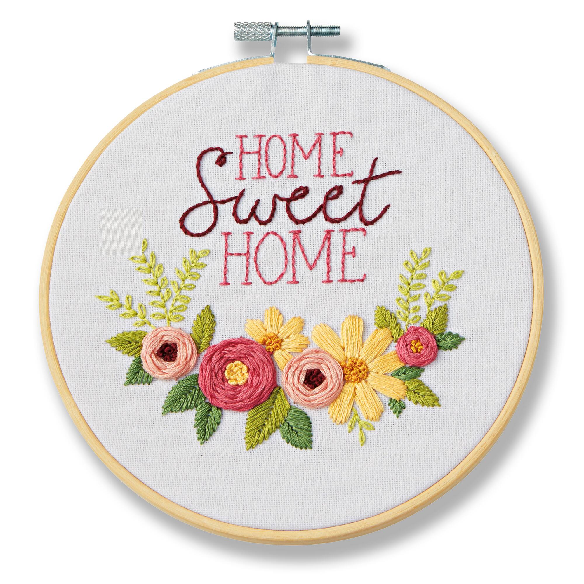 Home Sweet Home Embroidery Kit by Loops & Threads®